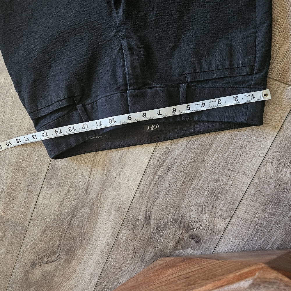 Loft Marisa black slacks